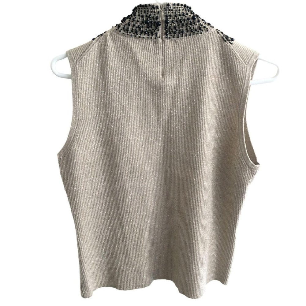 Grace Elements Shell Decorative Beaded Neckline - Picture 7 of 9